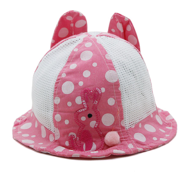 Girls Floppy Cap - Pink