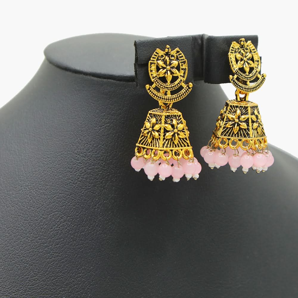 Women's Jumki - Pink, Women Earrings & Tops, Chase Value, Chase Value