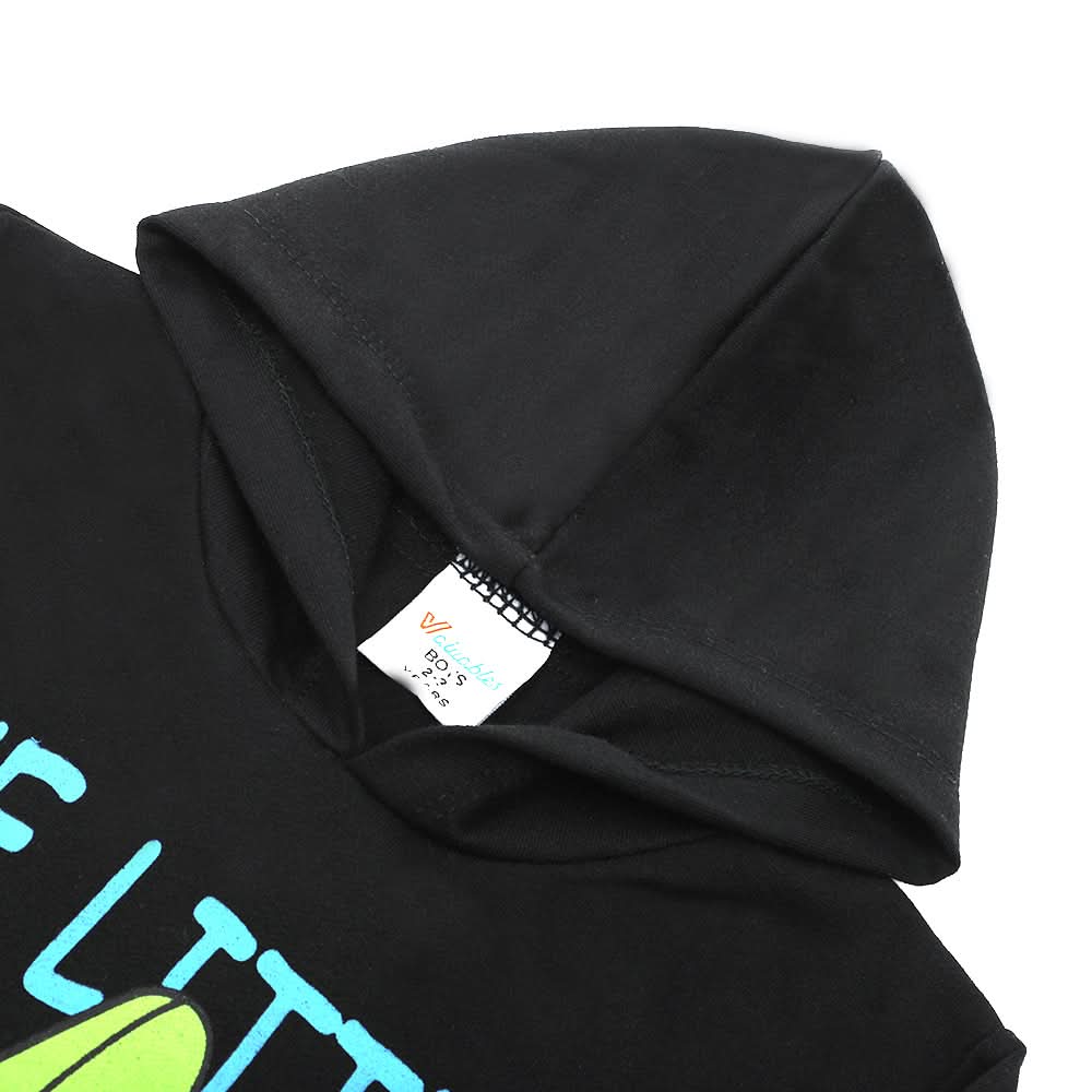 Boys Full Sleeves Hoodie - Black, Boys Hoodies & Sweat Shirts, Chase Value, Chase Value
