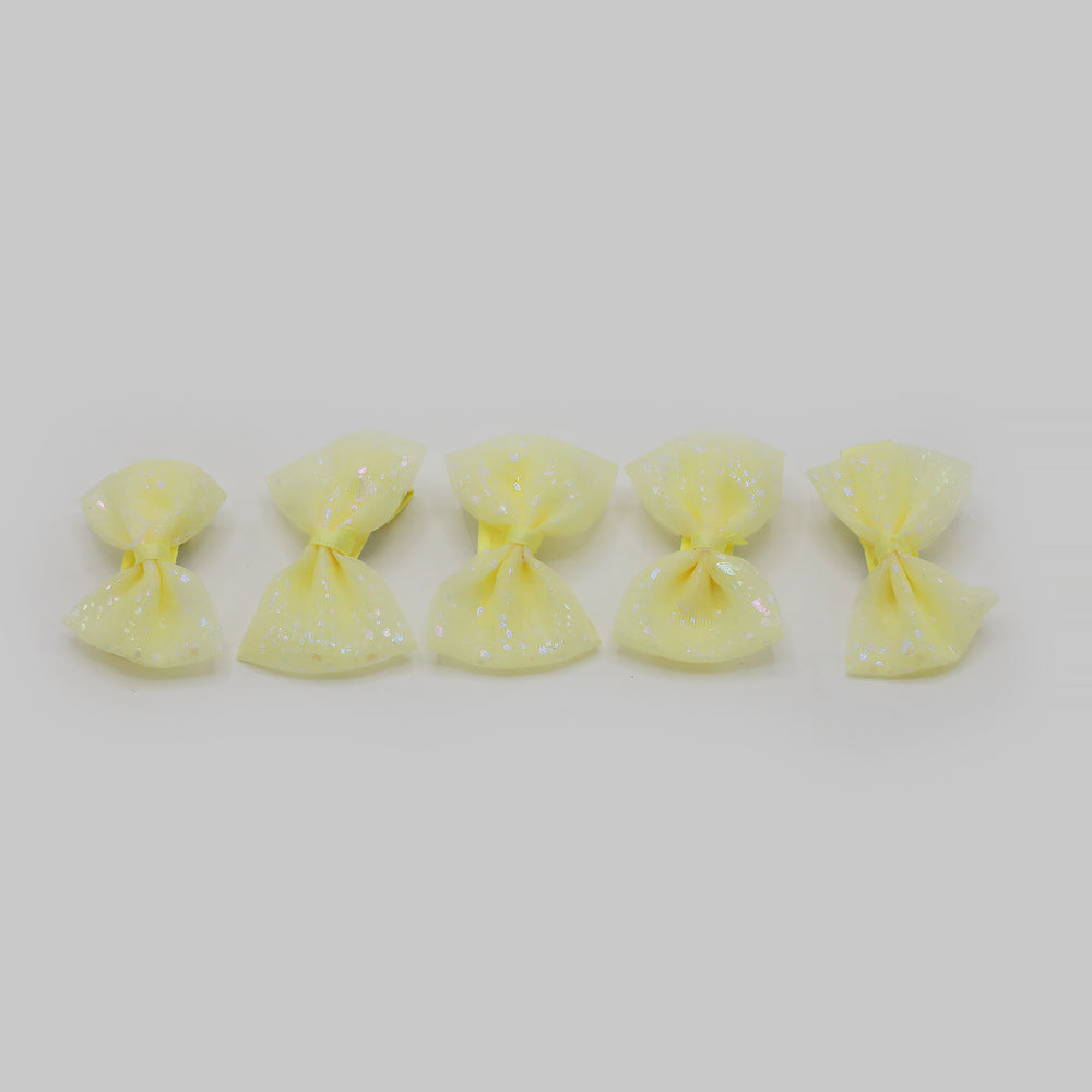 Fancy Hair Pin For Girls Pack Of 5 - Lemon, Girls Hair Accessories, Chase Value, Chase Value
