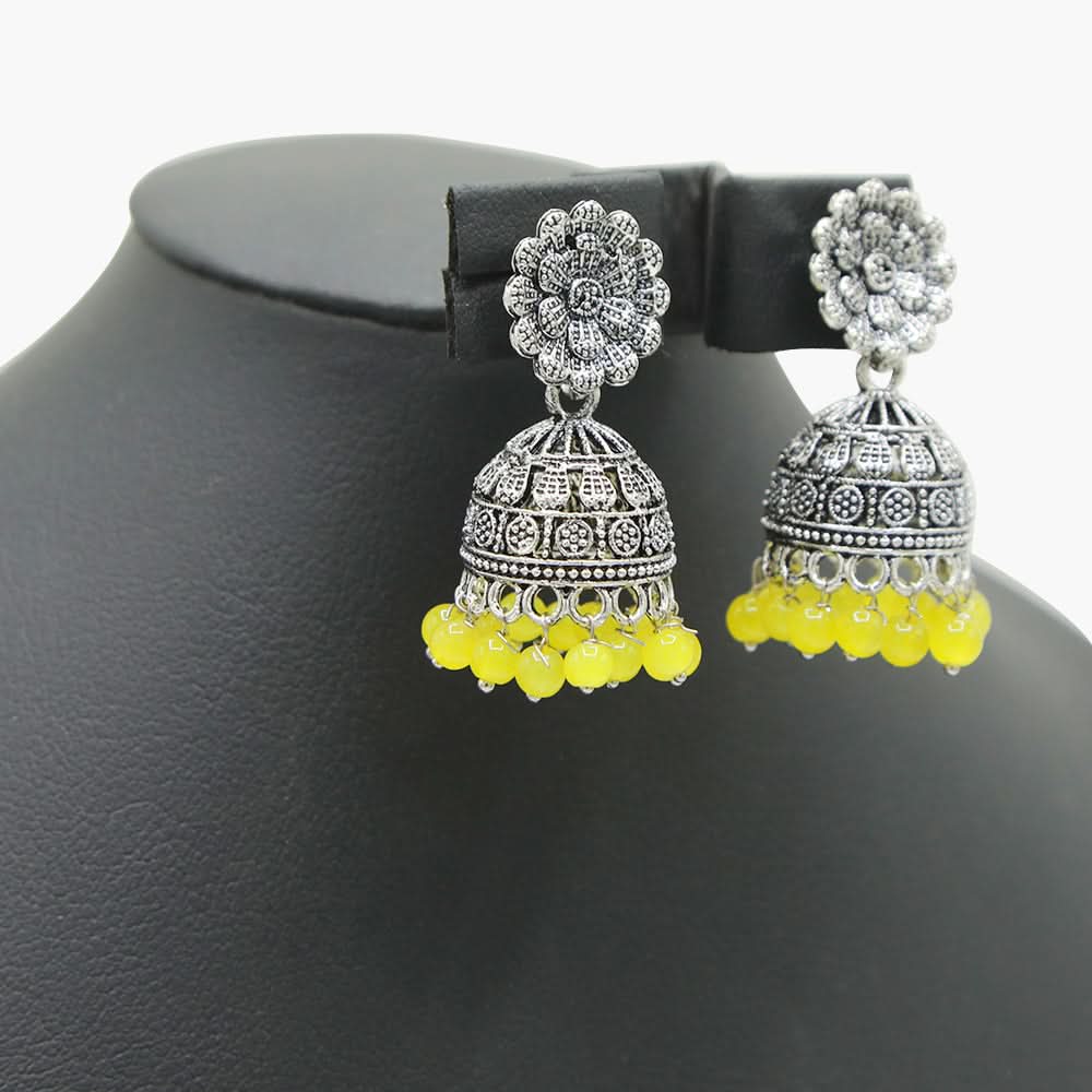 Women's Jumki - Yellow, Women Earrings & Tops, Chase Value, Chase Value