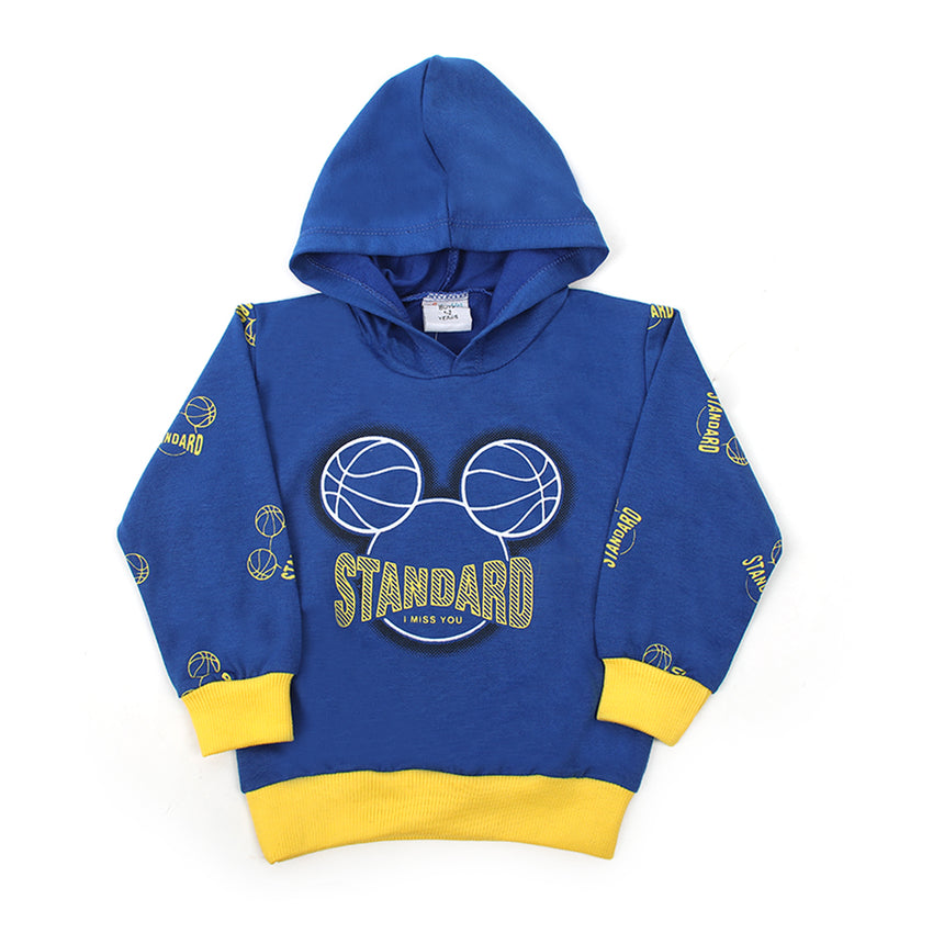 Boys Full Sleeves Hoodie - Blue