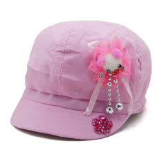 Girls P Cap - Baby Pink