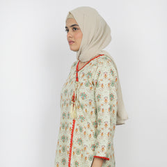 Women's Khaddar 2pcs Stitched Suit - Light Green