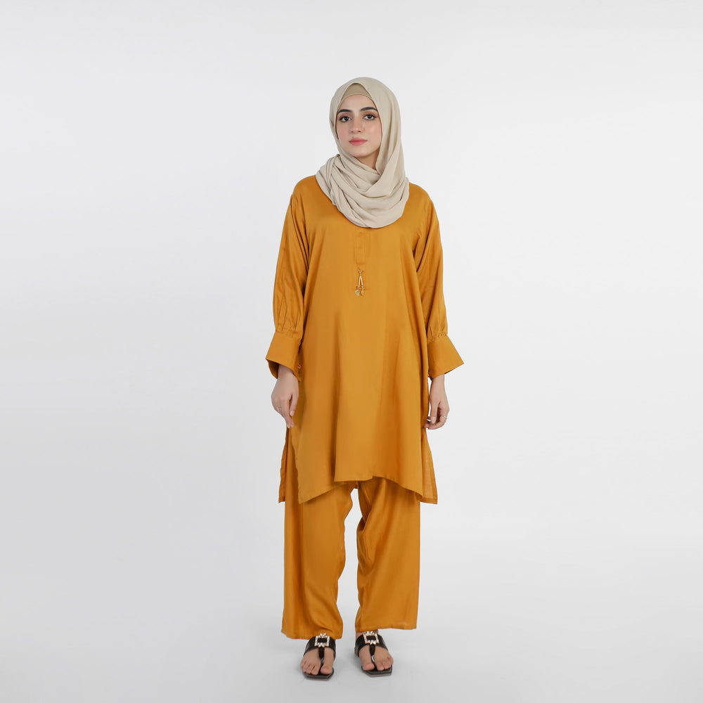 Women's Dyed Solid Co-Ord Set - Dhani, Women Co-Ord Set, Chase Value, Chase Value