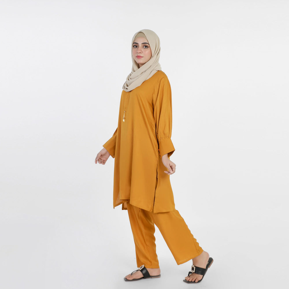 Women's Dyed Solid Co-Ord Set - Dhani, Women Co-Ord Set, Chase Value, Chase Value