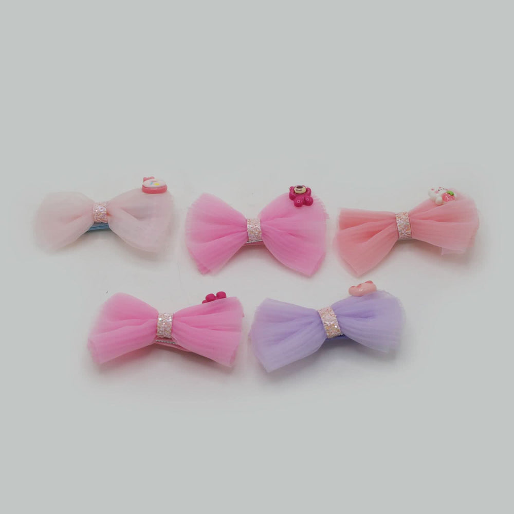 Fancy Hair Pin For Girls Pack Of 5 - Multi Color, Girls Hair Accessories, Chase Value, Chase Value