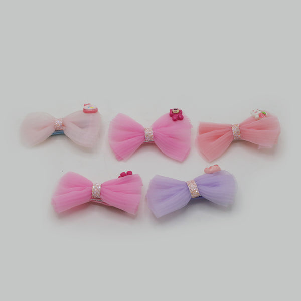 Fancy Hair Pin For Girls Pack Of 5 - Multi Color