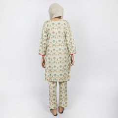 Women's Khaddar 2pcs Stitched Suit - Light Green