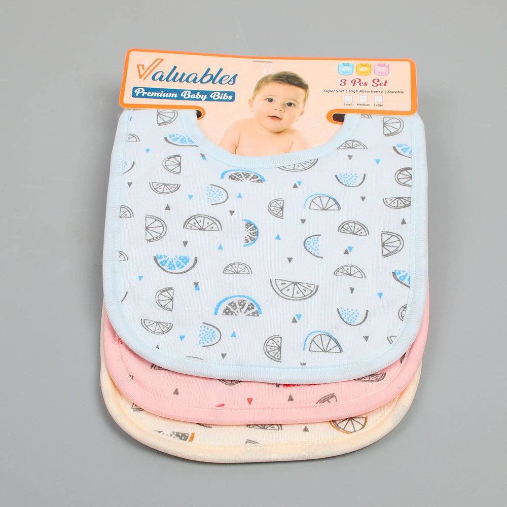 Valuable Velcro Bib Pack of 3 - Multi Color, Bibs & Towels, Chase Value, Chase Value