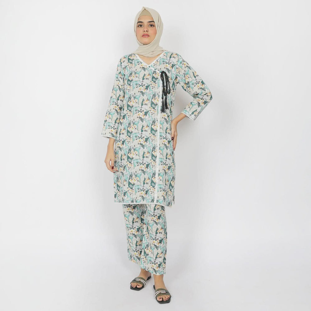 Women's Khaddar 2pcs Stitched Suit - Fawn, Women Shalwar Suits, Chase Value, Chase Value