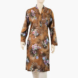 Women's Embroidered Kurti - Brown, Women Ready Kurtis, Chase Value, Chase Value