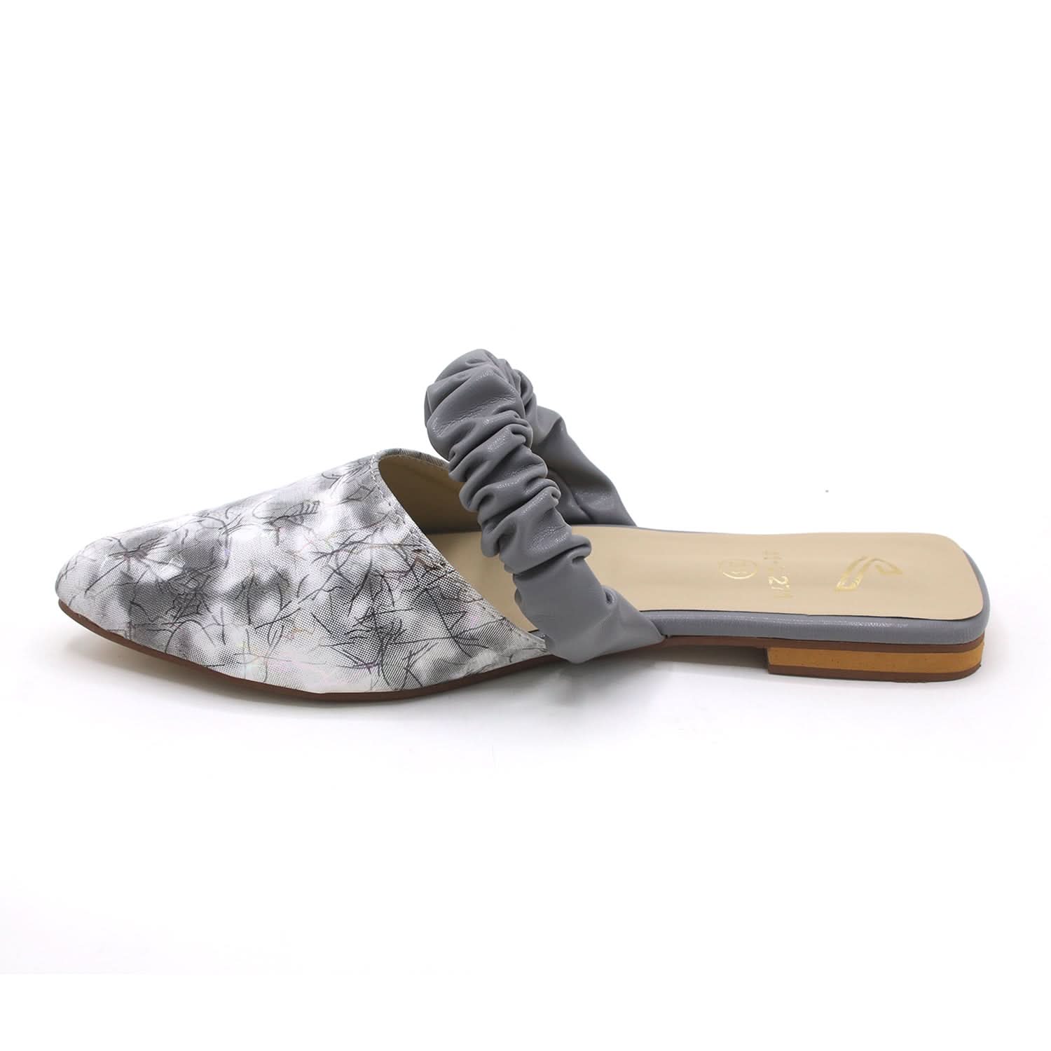 Women's Backless Pump - Grey, Women Backless Pumps, Chase Value, Chase Value