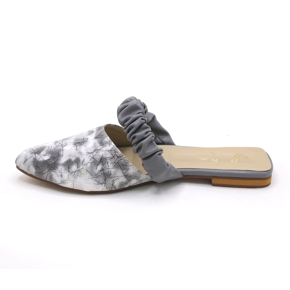 Women's Backless Pump - Grey, Women Backless Pumps, Chase Value, Chase Value