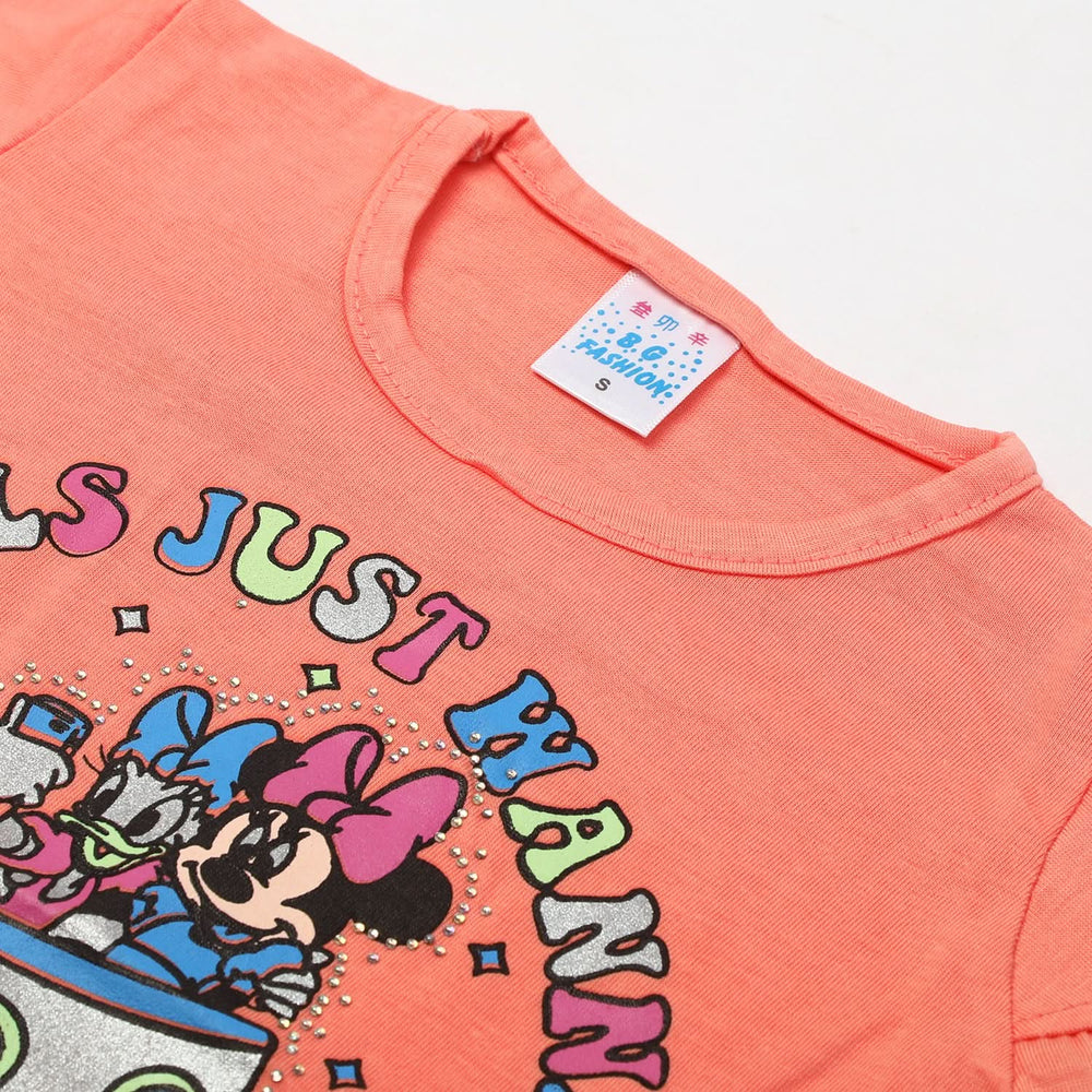 Girls Half Sleeves Suits - Peach, Girls Suits, Chase Value, Chase Value