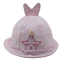 Girls P Cap - Baby Pink