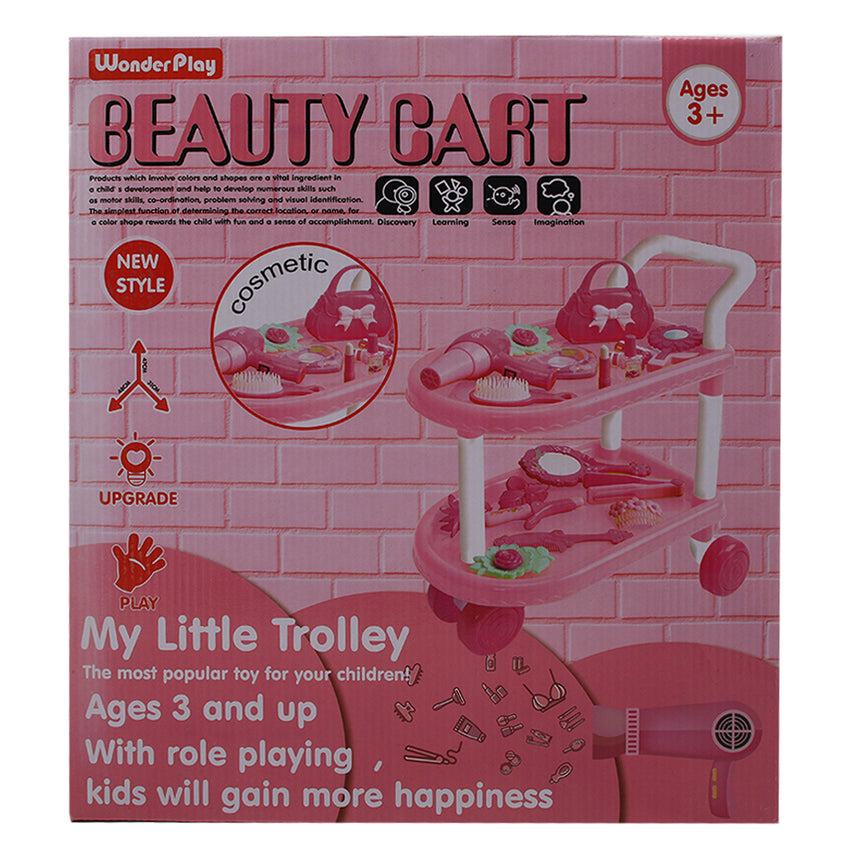 Little Trolley Pack Of 60 Large Pink