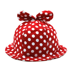 Girls Floppy Cap - Red