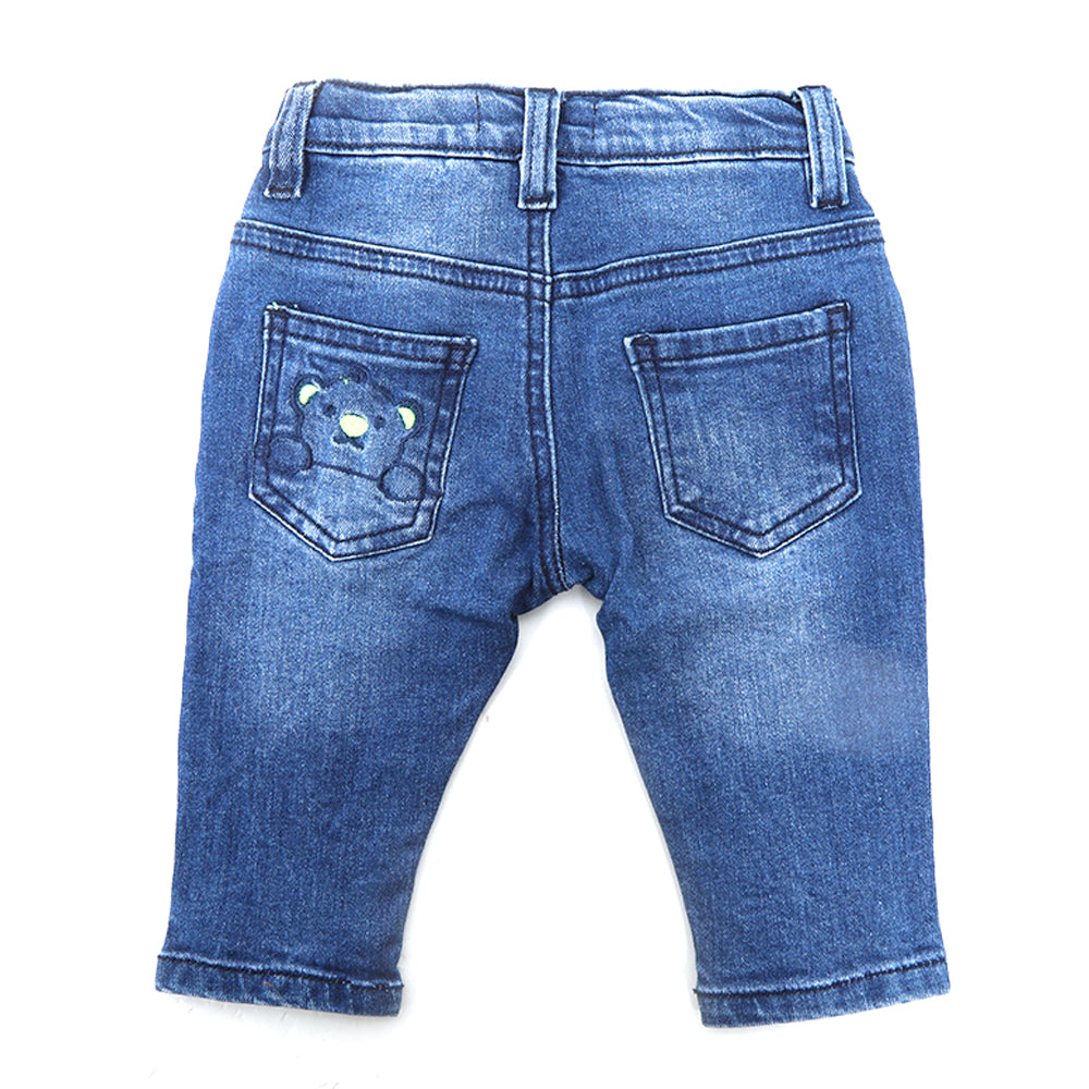 Eminent Newborn Boys Denim Pant - Blue, Newborn Boys Shorts & Pants, Eminent, Chase Value