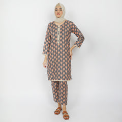 Women's Khaddar 2pcs Stitched Suit - Peach
