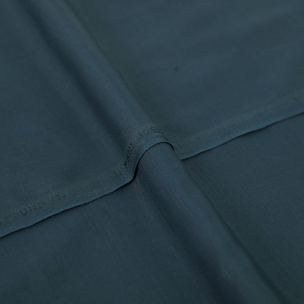 Men's Sharjah Boski Plain Unstitched Suit - Steel Green