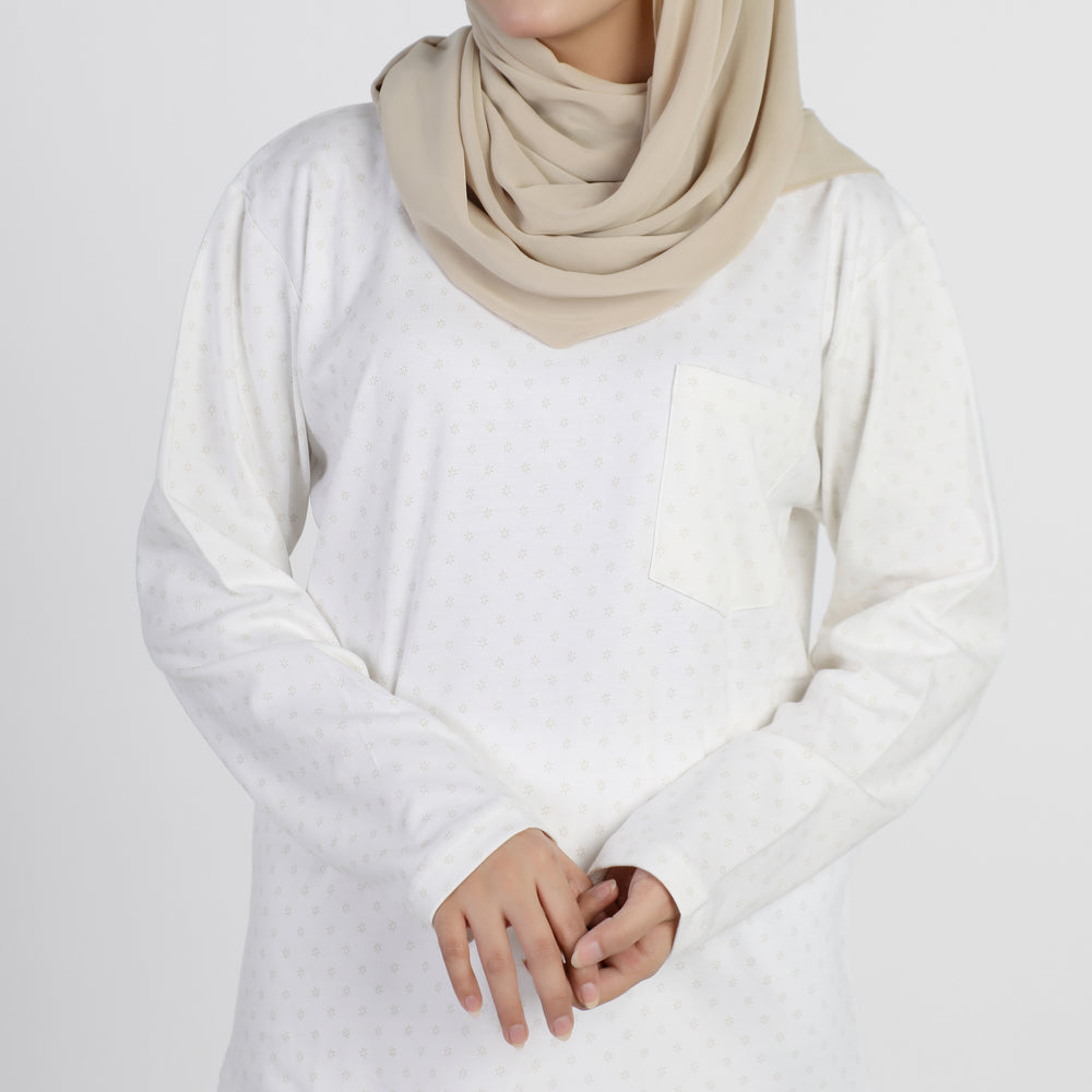 Eminent Women's Full Sleeves Night Suit - White, Women Two Piece Outfit, Eminent, Chase Value