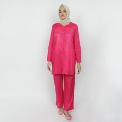 Women's Stitched Shalwar Suit - Pink