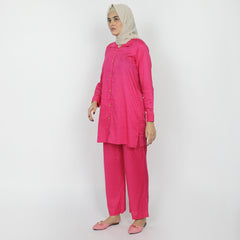 Women's Stitched Shalwar Suit - Pink