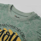 Girl's Half Sleeves T-Shirt - Green, Girls T-Shirts, Chase Value, Chase Value