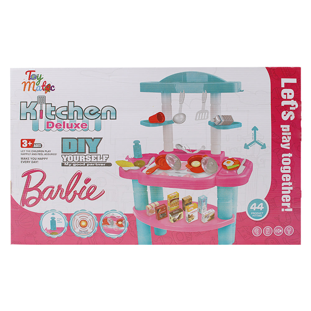 Barbie Doll Kitchen Set For Girls, Kids Cosmetic & Kitchen Sets, Chase Value, Chase Value