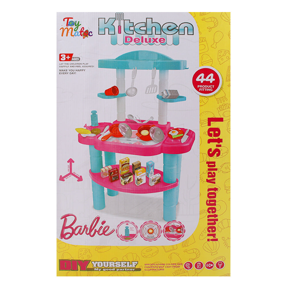 Barbie Doll Kitchen Set For Girls, Kids Cosmetic & Kitchen Sets, Chase Value, Chase Value