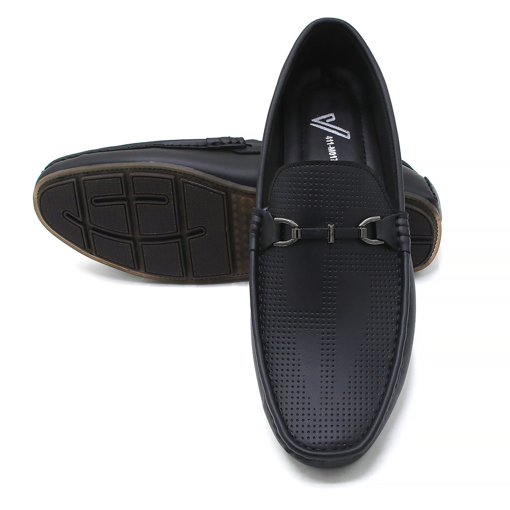 Valuable Slip-on Causal Loafers Shoes 3311/M170 - Black, Men's Casual Shoes, Chase Value, Chase Value