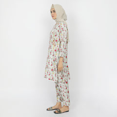 Women's Khaddar 2pcs Stitched Suit - Light Grey