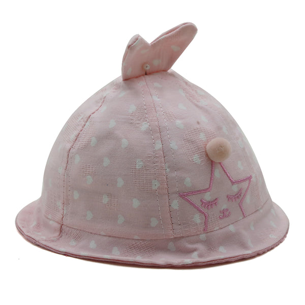 Girls P Cap - Light Pink