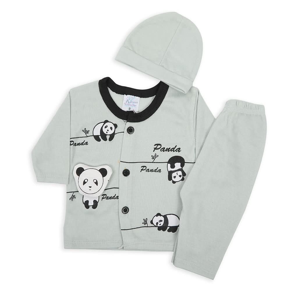 Newborn Boys Full Sleeves Suit - Light Green, Newborn Boys Sets & Suits, Chase Value, Chase Value