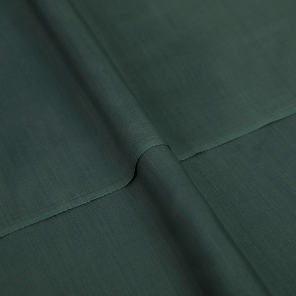 Men's Sharjah Boski Plain Unstitched Suit - Dark Green