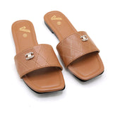 Women's Slipper - Mustard, Women Slippers, Chase Value, Chase Value