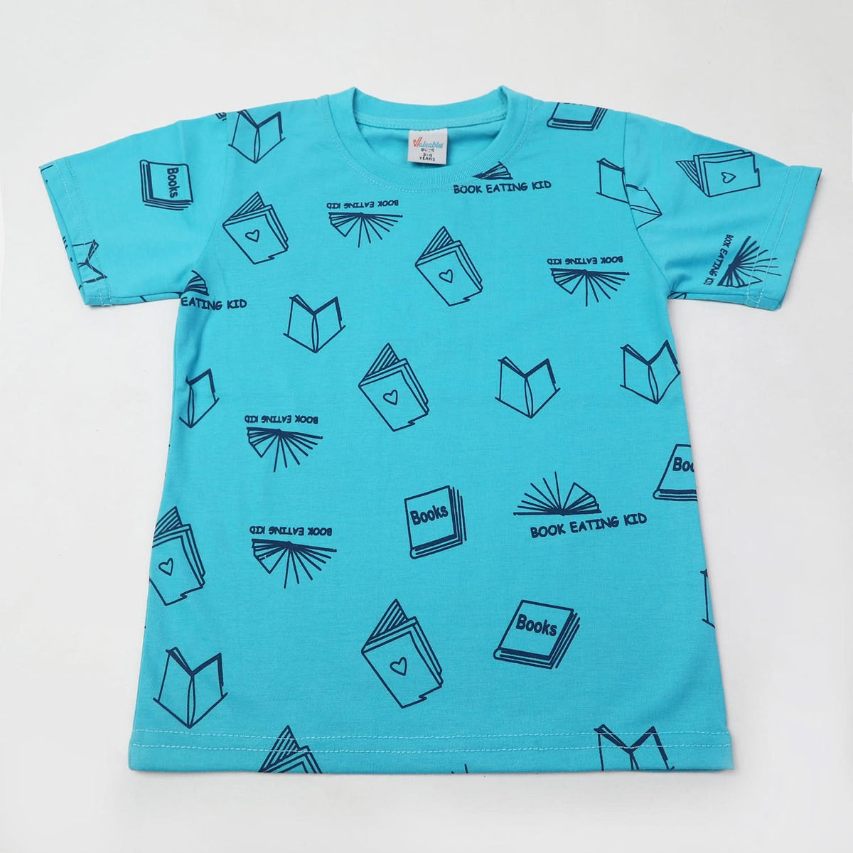 Boys Half Sleeves T-Shirt - Sky Blue, Boys T-Shirts, Chase Value, Chase Value