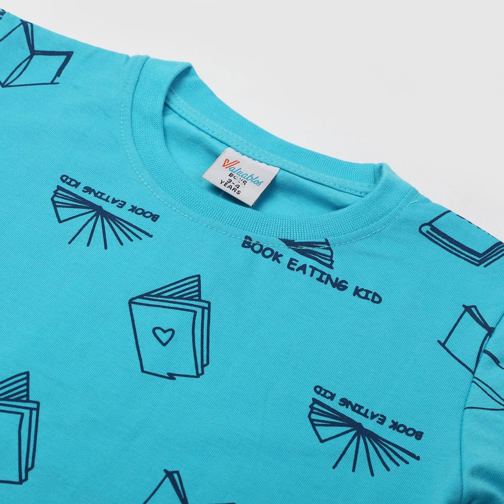 Boys Half Sleeves T-Shirt - Sky Blue, Boys T-Shirts, Chase Value, Chase Value