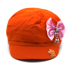 Girls P Cap - Orange