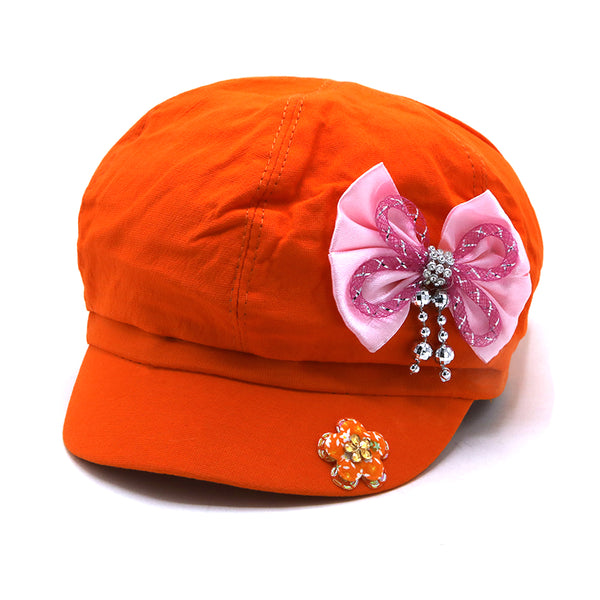 Girls P Cap - Orange