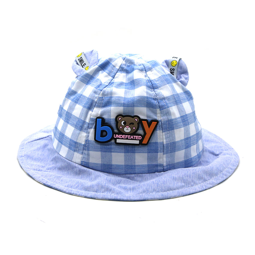 Girls Floppy Cap - Light Blue