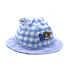 Girls Floppy Cap - Light Blue