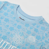 Girl's Half Sleeves T-Shirt - Blue, Girls T-Shirts, Chase Value, Chase Value