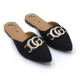 Women's Backless Pump - Black, Women Backless Pumps, Chase Value, Chase Value