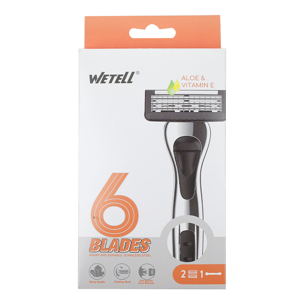 Wetell Pure Comfort Razor pack 6, Razor & Cartridges, Wetell, Chase Value