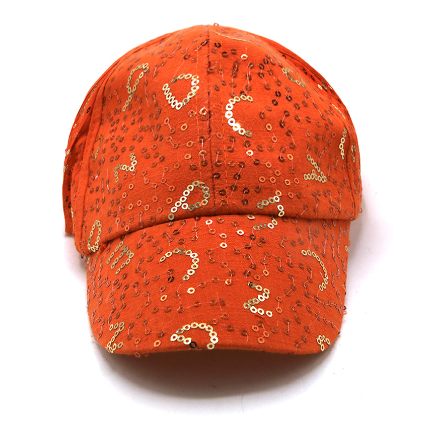 Girls P Cap - Orange