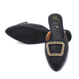 Women's Backless Pump - Black, Women Backless Pumps, Chase Value, Chase Value