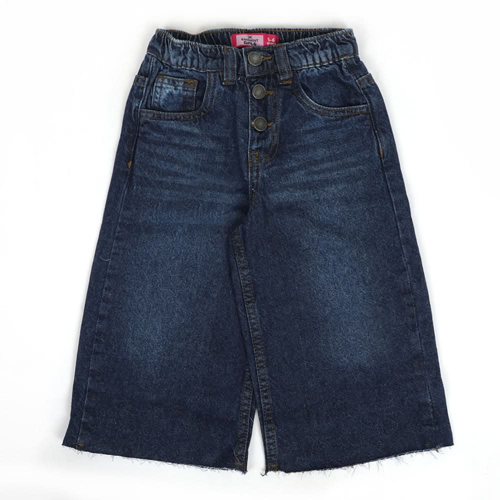 Eminent Girls Denim Capri - Fadded Blue, Girls Pants & Capri, Eminent, Chase Value