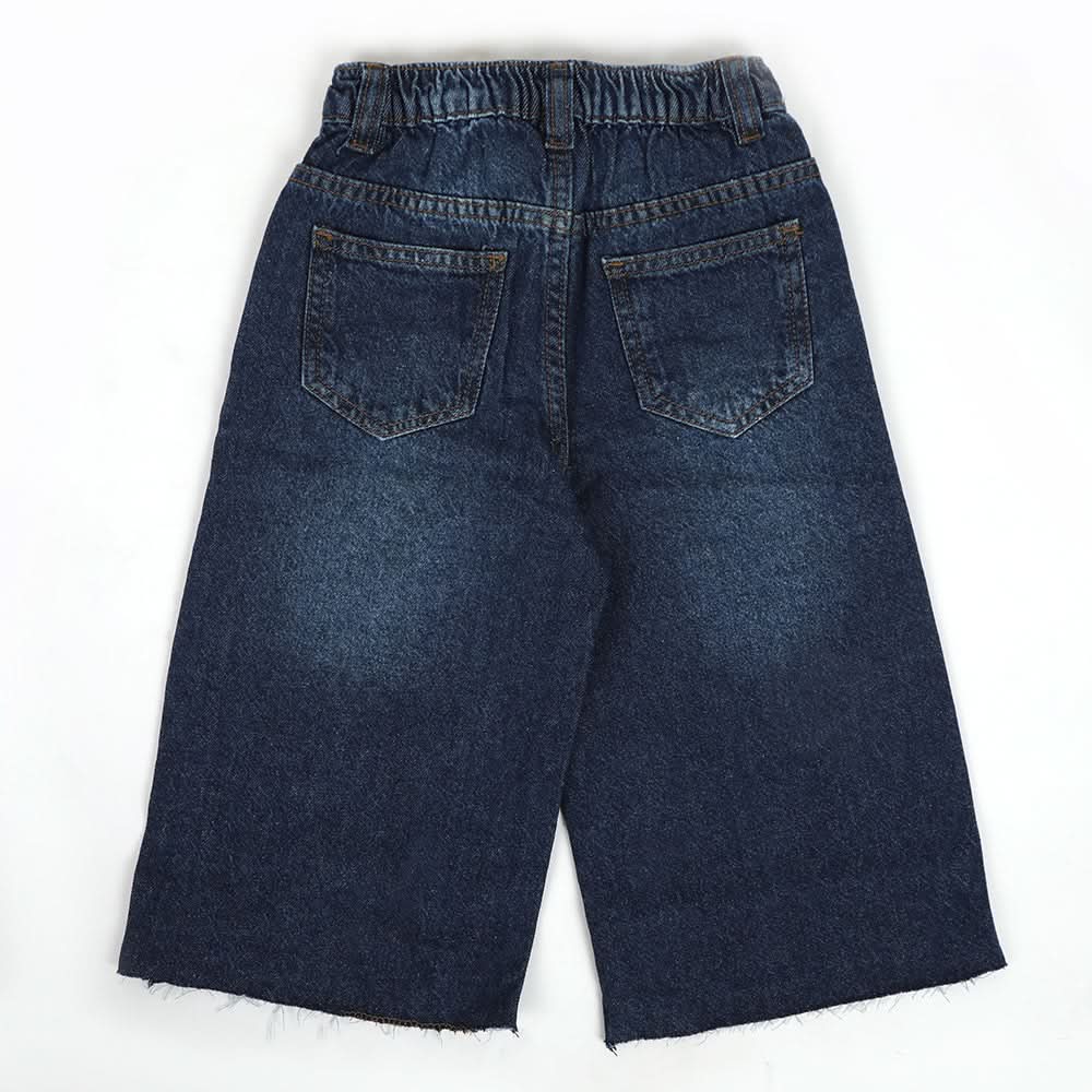 Eminent Girls Denim Capri - Fadded Blue, Girls Pants & Capri, Eminent, Chase Value